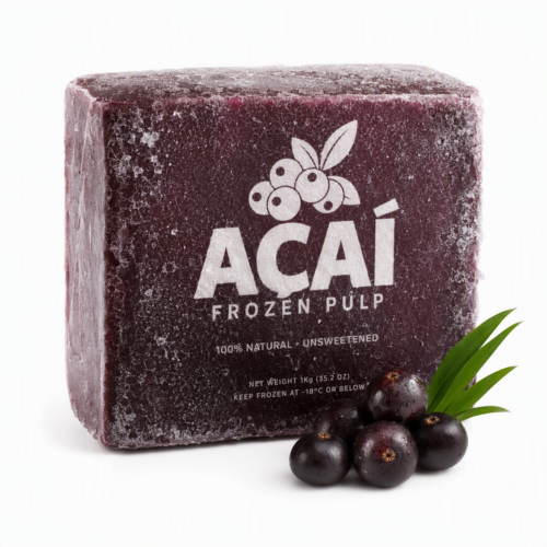 Frozen asai (açaí) pulp Frozen asai (açaí) pulp